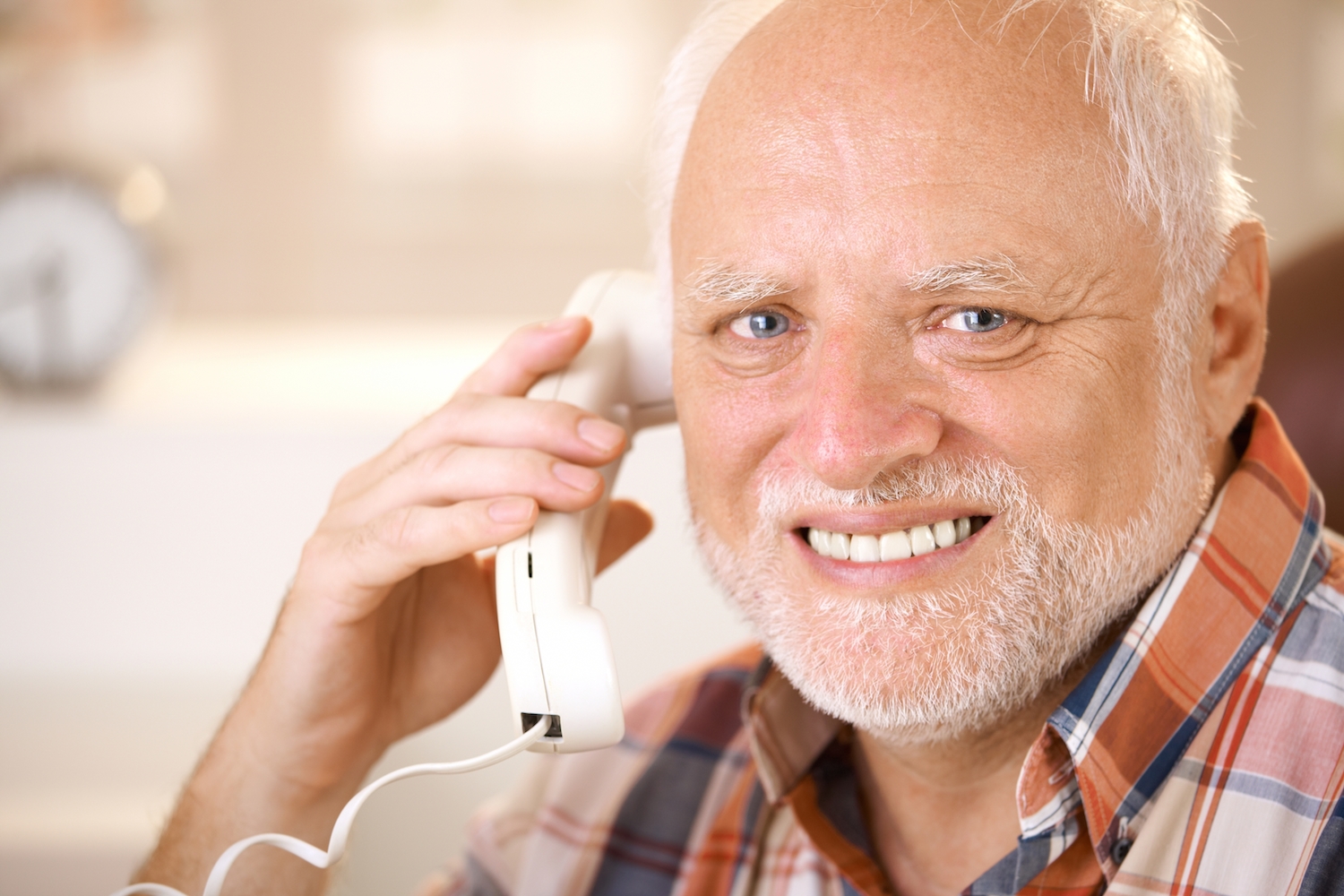 hide the pain harold phone  Meme Template