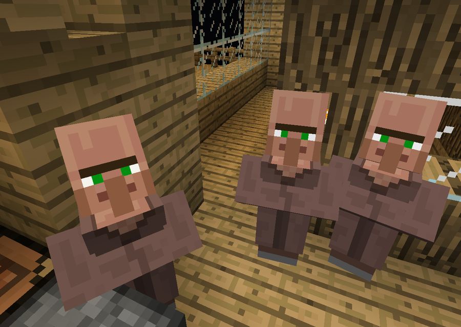 Minecraft Villagers  Meme Template