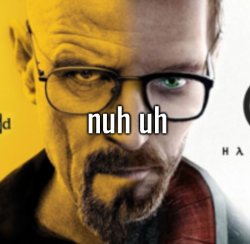 Breaking Bad / Half Life 2 "Nuh Uh" Meme Template