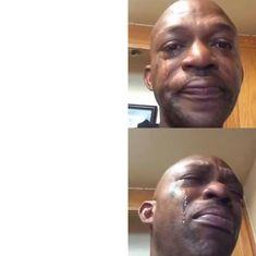crying black man  Meme Template