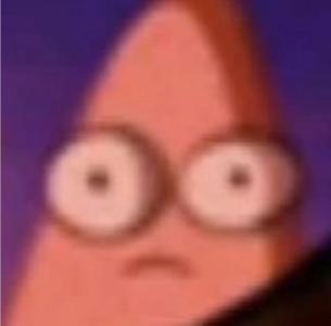 Eyes wide Patrick  Meme Template