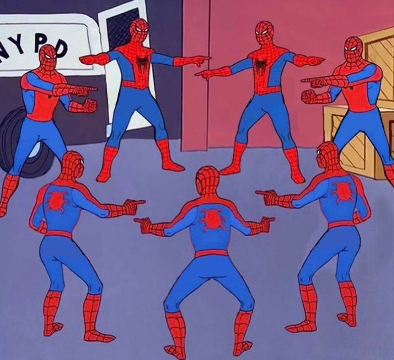 same spider man 7  Meme Template