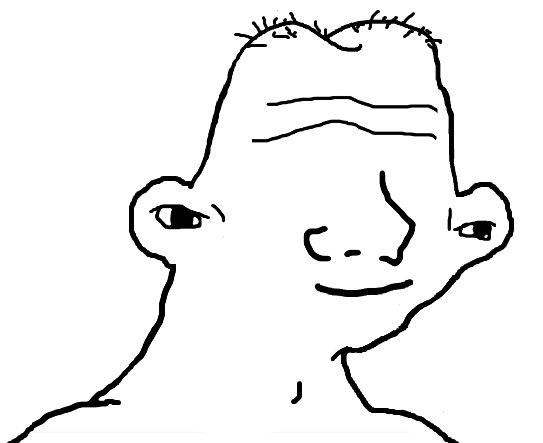 Wojak dumb  Meme Template