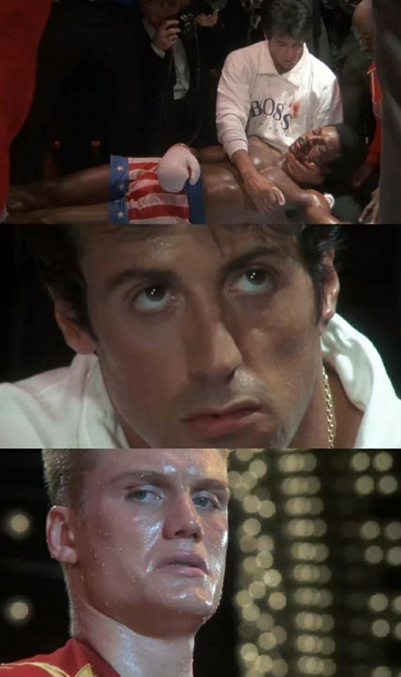 Rocky Drago Apollo  Meme Template