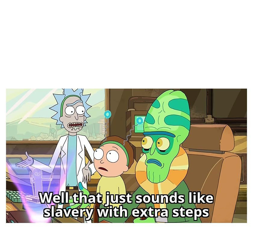 rick and morty with extra steps meme  Meme Template