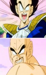 No Nappa Its A Trick Meme Template