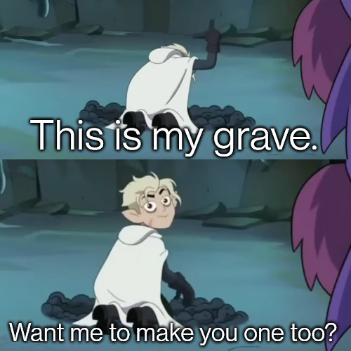 This is my grave  Meme Template