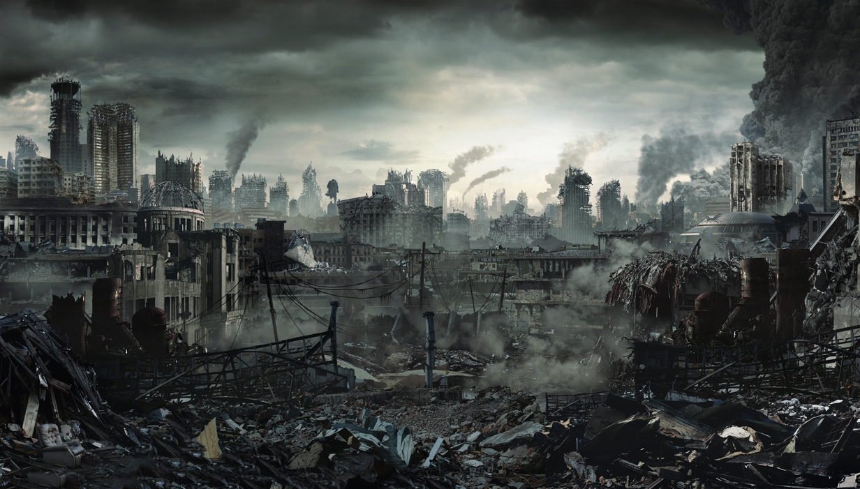 City Destroyed  Meme Template