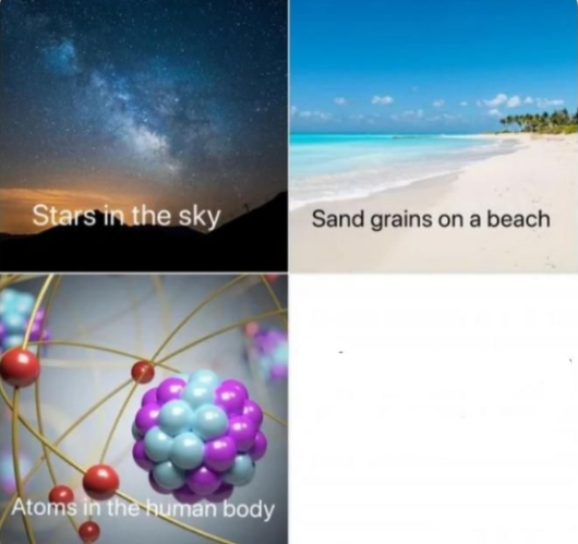 impossible things to count  Meme Template