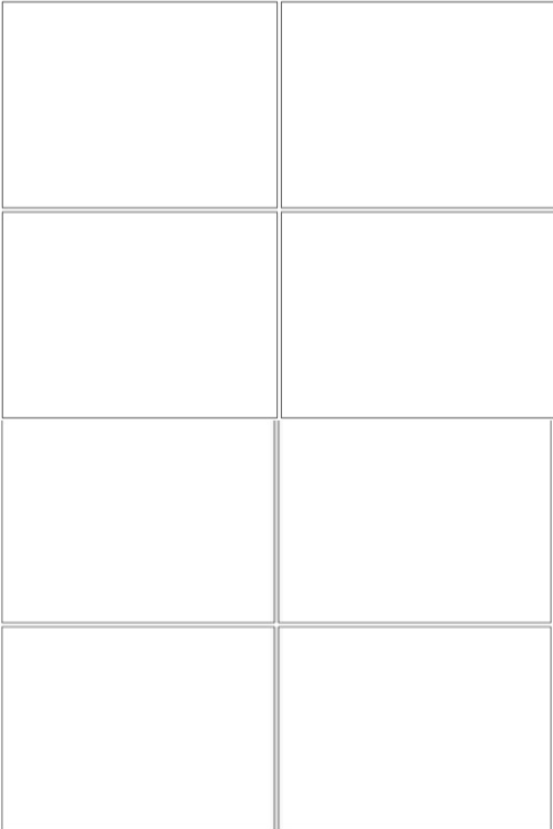 Blank Comic Panel 2x4  Meme Template