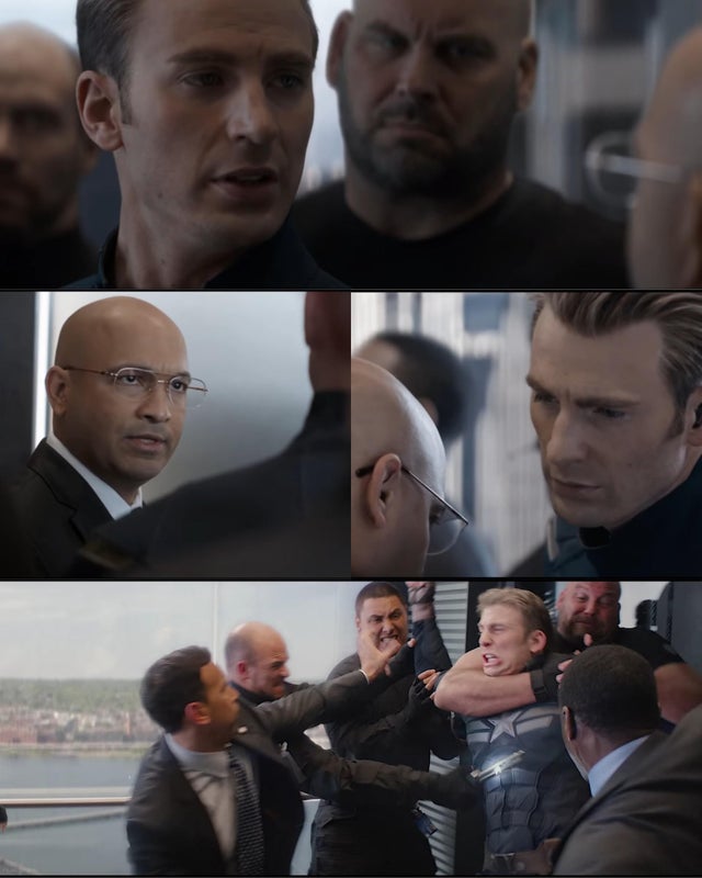 avengers fight  Meme Template