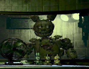 FNAF Springtrap in window  Meme Template