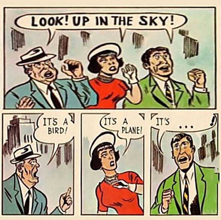 Its a bird, Its a plane  Meme Template