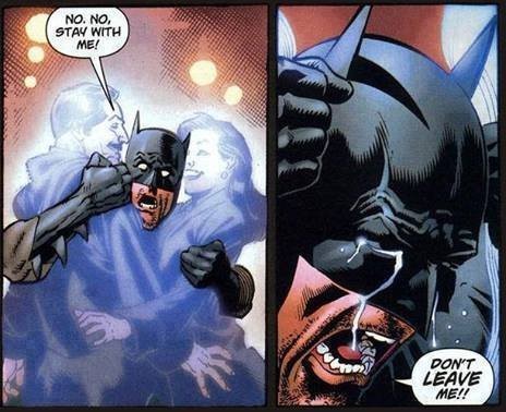 Batman don't leave me  Meme Template
