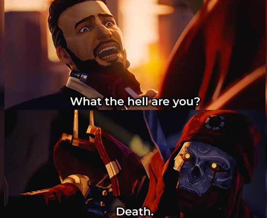 What the hell are you? Death  Meme Template