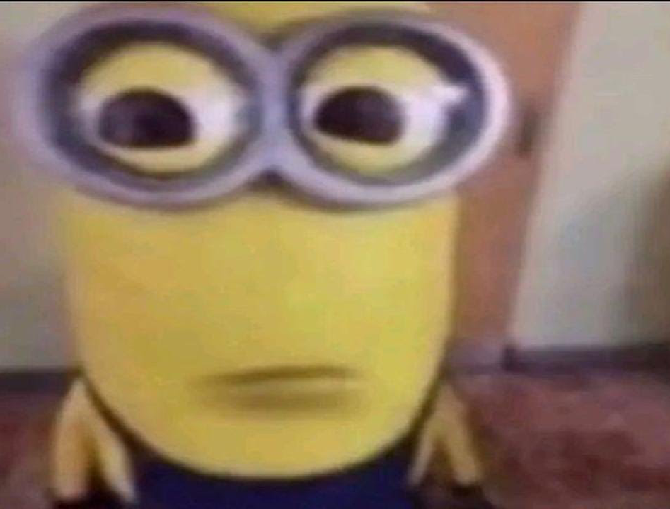Minion Stare  Meme Template