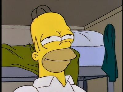 Homer satisfied  Meme Template