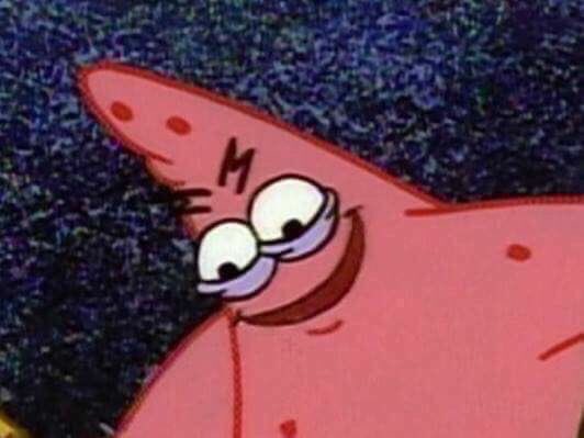 malicious patrick  Meme Template