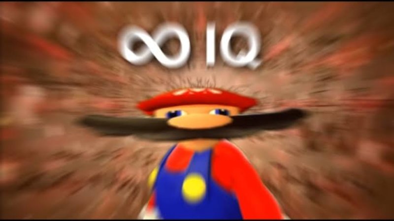 marios infinite iq  Meme Template