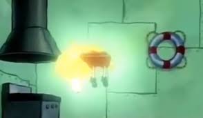 Floating Spongebob  Meme Template