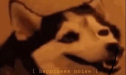 [happiness noise]  Meme Template