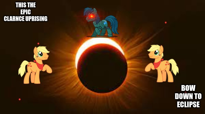 Clarance_nightmare_eclipse announcement  Meme Template