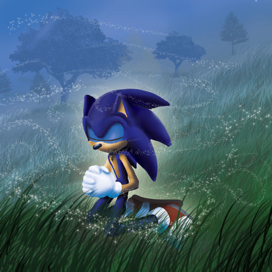 praying sonic  Meme Template