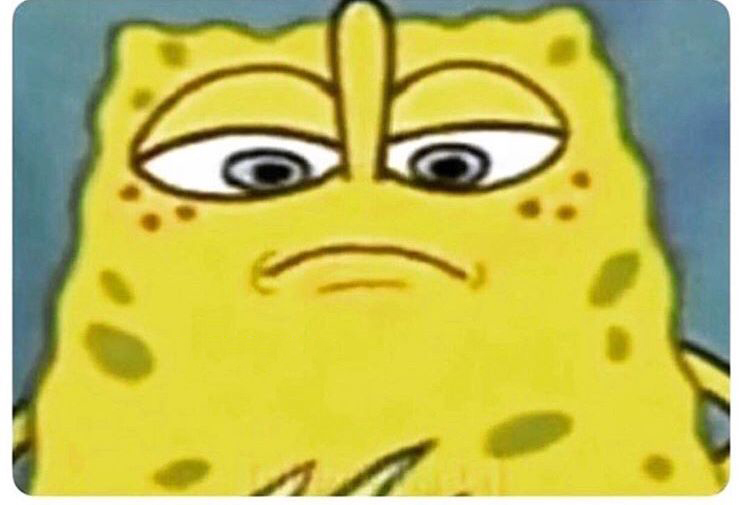 Sponge Bob Looking Down  Meme Template