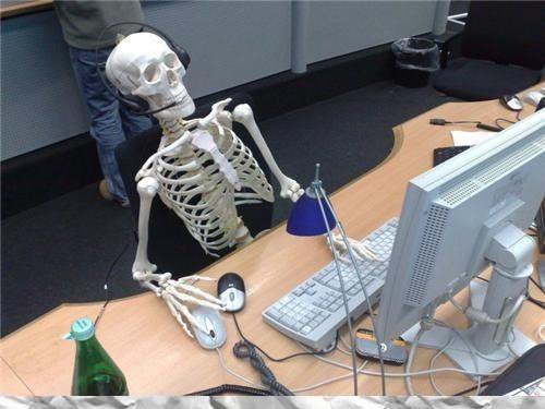 Waiting skeleton  Meme Template