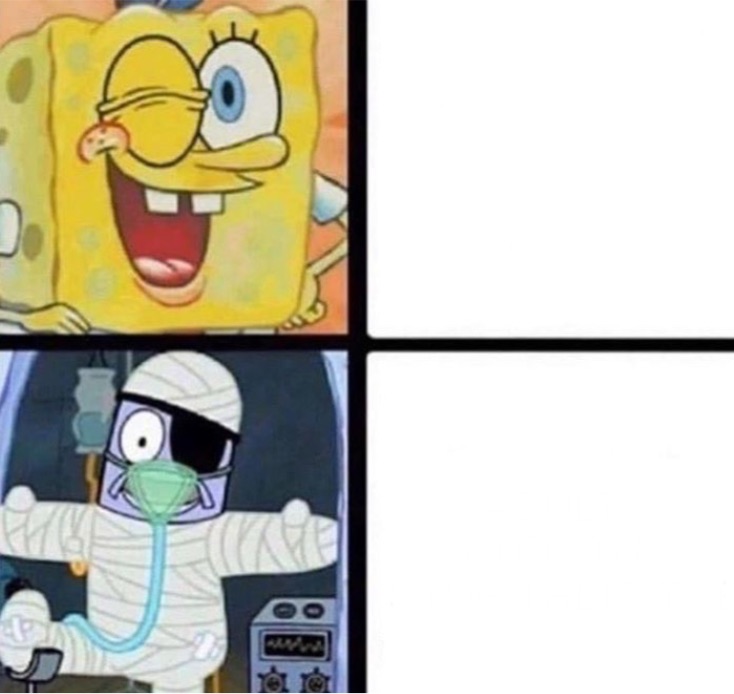 SpongeBob Injury  Meme Template