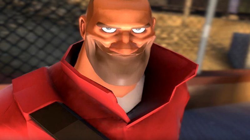TF2 Soldier Smiling  Meme Template