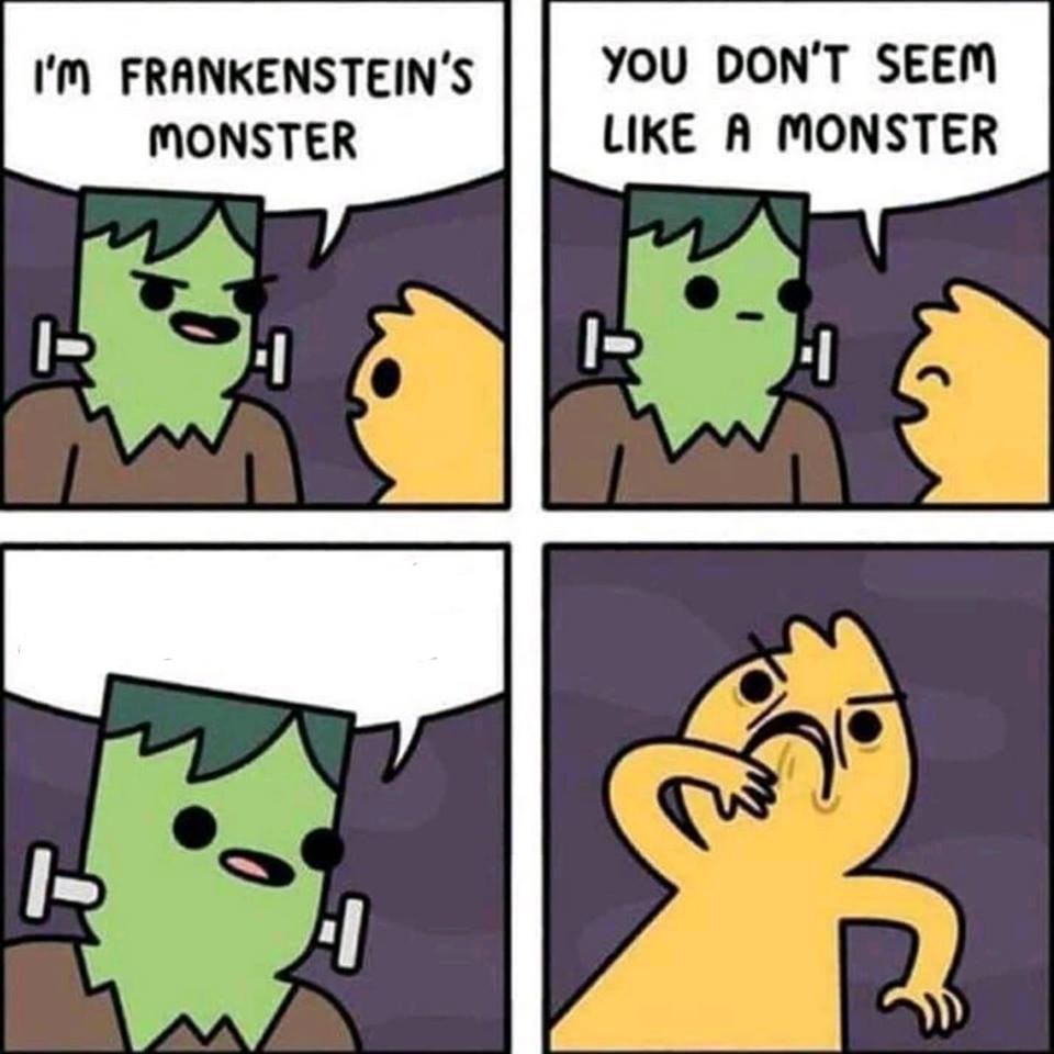 frankenstein's monster  Meme Template